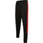 Finden+Hales Adults' knitted tracksuit pants black/red