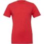 Bella Unisex triblend short sleeve tee red_triblend