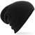 Beechfield Bonnet long en grosse maille black