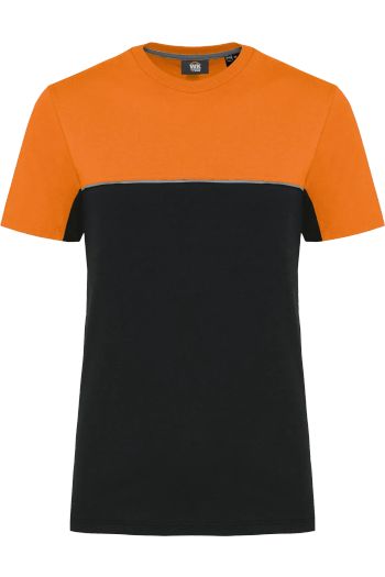Image produit T-shirt bicolore écoresponsable manches courtes unisexe