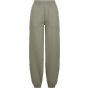 Build Your Brand Ladies Fluffy Sweatpants Pale olive
