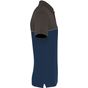 WK Designed To Work Polo bicolore écoresponsable manches courtes unisexe navy/dark_grey