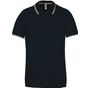 Kariban Polo maille piquée manches courtes homme navy/light_grey/white