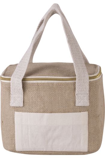 Sac isotherme en jute - petit modèle - Natural