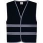Yoko Gilet avec bordures et bandes réfléchissantes navy