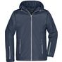 James&Nicholson Men´s 3-in-1-Jacket navy/silver