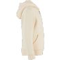Build Your Brand Kids Fluffy Zip Hoody White sand