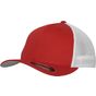 flexfit Mesh Trucker 2-Tone Cap red/white