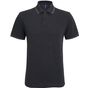 Asquith & Fox Polo passepoilé coupe classique homme - col contrasté heather_black/charcoal