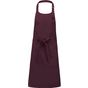 Kariban Tablier coton sans poche wine