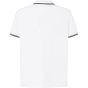 JHK Man regular polo white/black