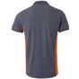 Velilla Polo bicolore manches courtes grey/orange