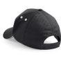 Beechfield Casquette Ultimate 5 panneaux à visière sandwich black/light_grey