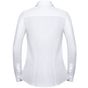 Russell Collection Ladies’ long sleeve tailored herringbone shirt white