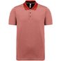 ProAct Polo chiné manches courtes adulte coral_heather