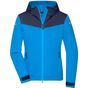 James&Nicholson Ladies´ Allweather Jacket bright_blue/navy/bright_blue