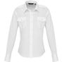 Premier Chemise pilote à manches longues pour femme white