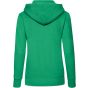 fruit of the loom Ladies classic hooded sweat kelly green