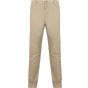 Henbury Men's stretch chino with flex waistband stone
