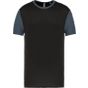 ProAct Maillot manches courtes bicolore unisexe black/sporty_grey