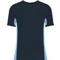 Kariban Tiger - T-shirt bicolore manches courtes navy/sky