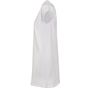 Build Your Brand Ladies Turtle Extended Shoulder Dress white