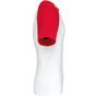 Kariban Baseball - T-shirt bicolore manches courtes white/red