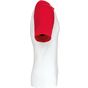 kariban Baseball - T-shirt bicolore manches courtes white/red