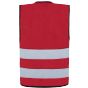 Korntex Safety Vest For Kids With Zipper Red