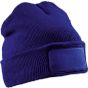 Result Recycled double knit printers beanie royal