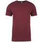 Next Level Apparel Unisex cotton T-Shirt maroon