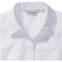 Russell Chemise en Popeline Polyester Coton cintrée manches longues femme white
