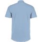 Kustom Kit Poplin Shirt Short Sleeve Light blue