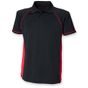 finden-&-hales Panel performance polo black/red
