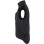 Velilla Gilet matelassé bicolore multipoches black/sky_blue