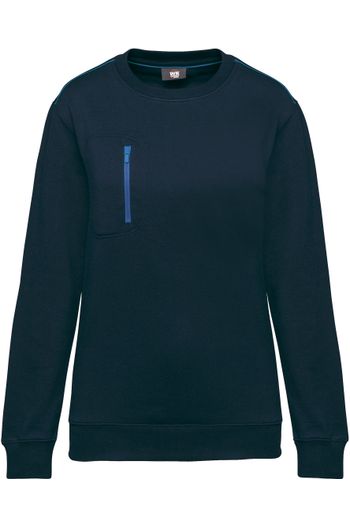 Image produit Sweat-shirt Day To Day zip poche contrastée unisexe