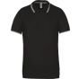 Kariban Polo maille piquée manches courtes homme black/light_grey/white