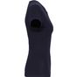 Kariban T-shirt col V manches courtes femme navy