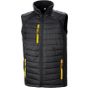 Result Compass Padded Softshell Gilet black/yellow
