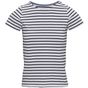 Asquith & Fox T-shirt marinière « coastal » femme à manches courtes white/navy