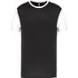 ProAct Maillot manches courtes bicolore enfant - black/white - 6/8ans