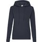 fruit of the loom Classic Hooded Sweat Lady-Fit bleu_fonce