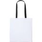 Nutshell Cabas en coton anses longues université white/black