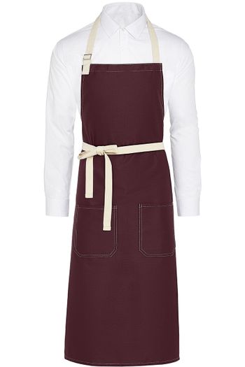 Image produit Santorini - Contrasted Bib Apron with Pocket