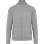 WK Designed To Work Veste molleton coton manches raglan unisexe oxford_grey