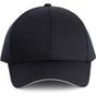 WK Designed To Work Casquette sandwich contrasté 6 panneaux Oeko-Tex navy/silver