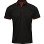 Premier Polo Coolchecker® contrasté pour homme black/red