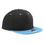 Beechfield Casquette Snapback contrastée à 5 panneaux black/surf_blue