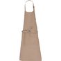Kariban Tablier avec poche en coton Bio wet_sand