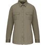 Kariban Chemise safari manches longues femme light_khaki